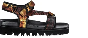 Uomo GUIDOMAGGI Sandali | Scarpe In Pelle Esotica>Dominica - sandali in Pelle fino a 6 cm più alto
