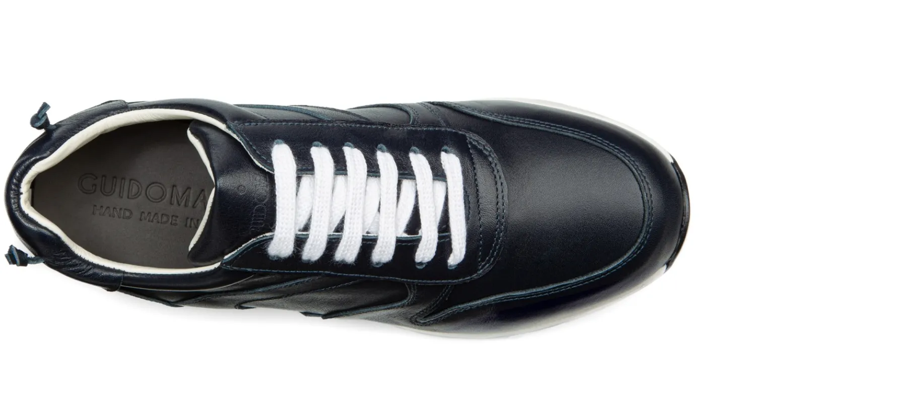 dranesville__sneakers_con_3.webp Uomo GUIDOMAGGI Sneakers>Dranesville - Sneakers con rialzo interno da uomo in Pelle Pieno Fiore da 6 a 8 cm