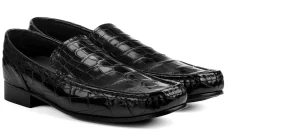 Uomo GUIDOMAGGI Scarpe In Pelle Esotica | Classici>Dunkirk - Mocassini con rialzo da uomo in Pelle Coccodrillo fino a 6,5 cm più alto
