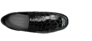Uomo GUIDOMAGGI Scarpe In Pelle Esotica | Classici>Dunkirk - Mocassini con rialzo da uomo in Pelle Coccodrillo fino a 6,5 cm più alto