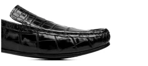 Uomo GUIDOMAGGI Scarpe In Pelle Esotica | Classici>Dunkirk - Mocassini con rialzo da uomo in Pelle Coccodrillo fino a 6,5 cm più alto