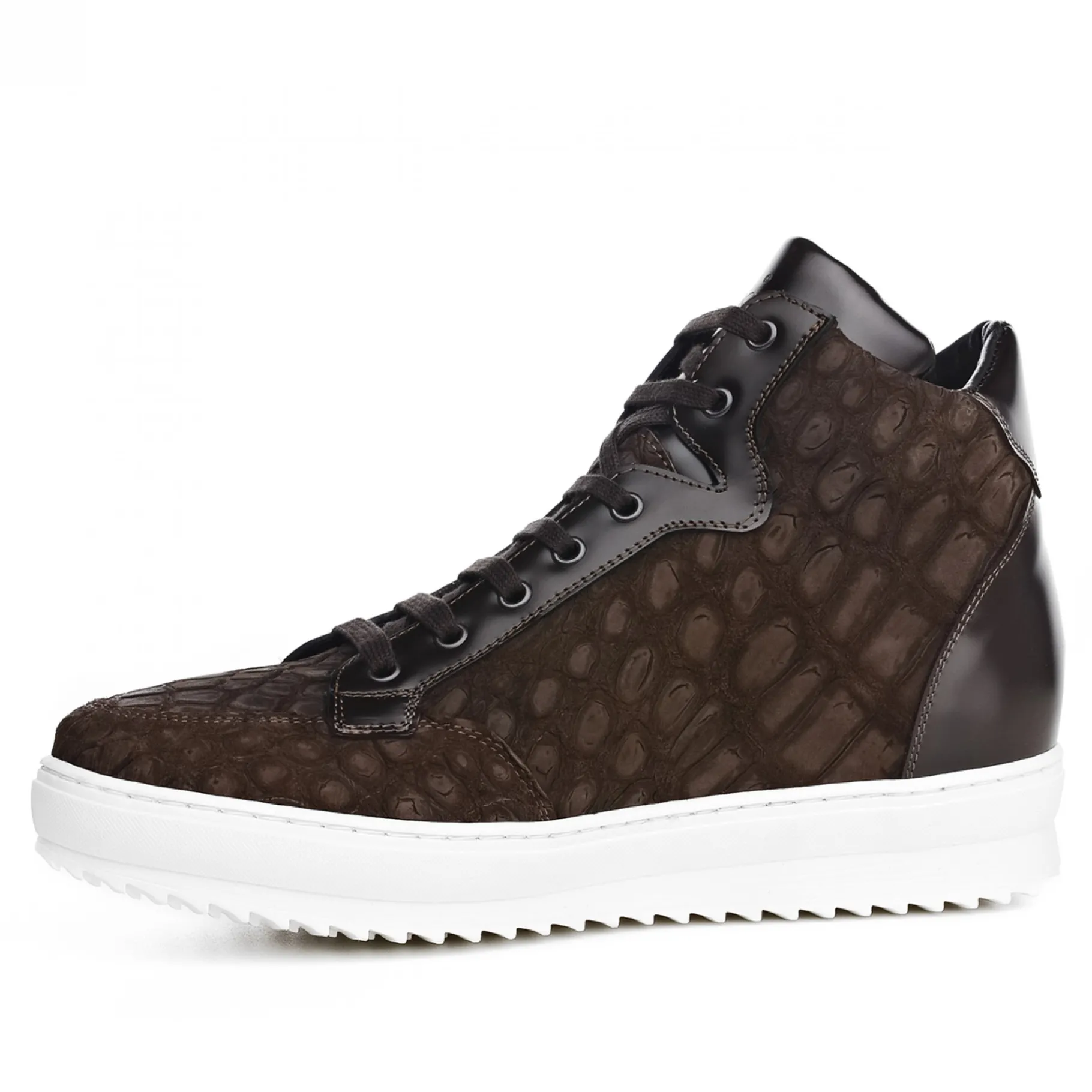ecuador__sneakers_con_ria_2.webp Uomo GUIDOMAGGI Scarpe In Pelle Esotica | Sneakers>Ecuador - Sneakers con rialzo in Mix Pelle da 6 a 10 cm più alto
