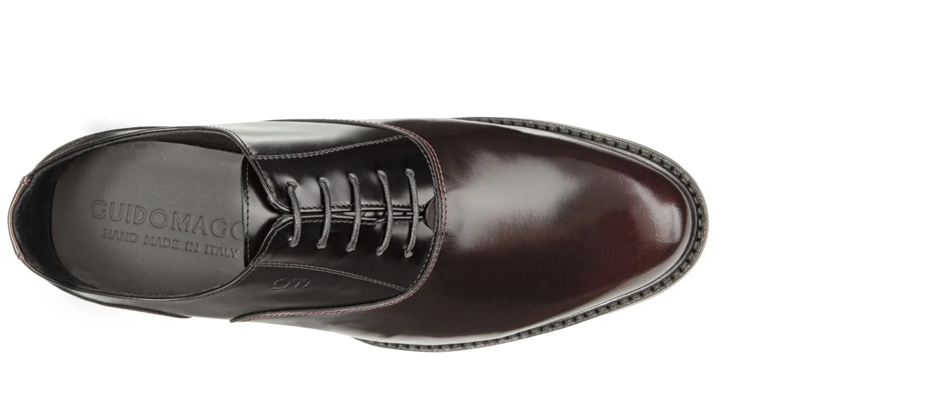 edmonton__scarpe_classich_3.webp Uomo GUIDOMAGGI Stringate>Edmonton - Scarpe Classiche da uomo con rialzo in Pelle Spazzolato da 6 a 8 cm