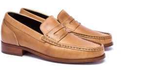 Uomo GUIDOMAGGI Penny Loafers>Egypt - Mocassini con rialzo interno da uomo in Pieno Fiore Fino a 6 cm più alto