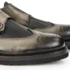 Uomo GUIDOMAGGI Fibbie>England - Classiche scarpe con rialzo in Pelle Pieno Fiore fino a 8 cm più alto
