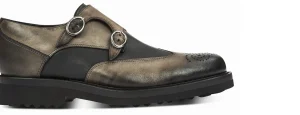 Uomo GUIDOMAGGI Fibbie>England - Classiche  scarpe con rialzo in Pelle Pieno Fiore fino a 8 cm più alto