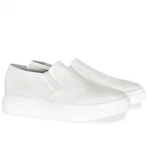 Uomo GUIDOMAGGI Slip-on>Enna -Slip-on con rialzo in Tessuto fino a 6 cm più alto