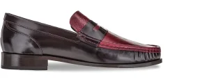 Uomo GUIDOMAGGI Cucitura Goodyear | Penny Loafers>Essaouira -mocassini con rialzo in Mix Pelle fino a 6 cm più alto