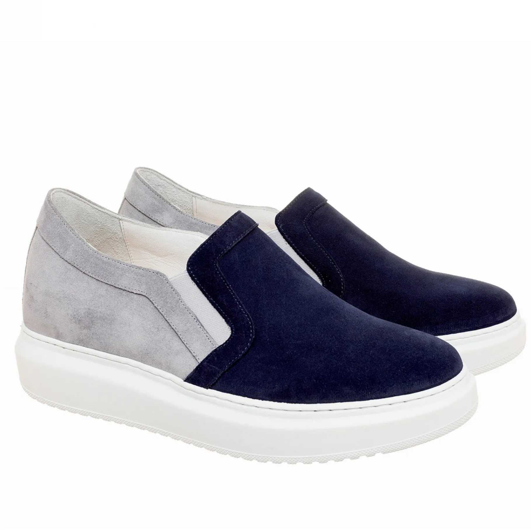 europe__slipon_con_rialzo_4.webp Uomo GUIDOMAGGI Slip-on>Europe - Slip-On con rialzo interno in Pelle Scamosciato da 6 a 8 cm più alto