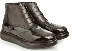 Uomo GUIDOMAGGI Stivali Da 12 A 15 Cm>Fada - Polacchino con rialzo in Mix Pelle fino a 12 cm più alto