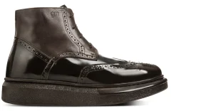 Uomo GUIDOMAGGI Stivali Da 12 A 15 Cm>Fada - Polacchino con rialzo in Mix Pelle fino a 12 cm più alto