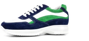 Uomo GUIDOMAGGI Sneakers>Formentera - Sneakers con rialzo in Mix Pelle/Tessuto da 6 a 10 cm più alto