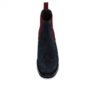 Uomo GUIDOMAGGI Chelsea>Foro Italico -scarpe tacco interno in Mix Pelle Da 6 a 10 cm più alto