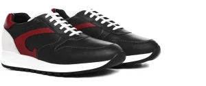 Uomo GUIDOMAGGI Sneakers>Fort Worth - Sneakers con rialzo interno da uomo in Pelle Pieno Fiore da 6 a 8 cm più alto