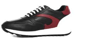 Uomo GUIDOMAGGI Sneakers>Fort Worth - Sneakers con rialzo interno da uomo in Pelle Pieno Fiore da 6 a 8 cm più alto