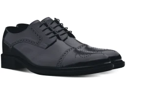 Uomo GUIDOMAGGI Cerimonia | Stringate>Fulham - Classiche scarpe rialzate in Pelle Abrasivato fino a 8 cm più alto
