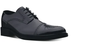 Uomo GUIDOMAGGI Cerimonia | Stringate>Fulham - Classiche scarpe rialzate in Pelle Abrasivato fino a 8 cm più alto