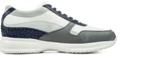 Uomo GUIDOMAGGI Scarpe In Pelle Esotica | Sneakers>Galilea - sneakers con rialzo in pelle Da 6 a 10 cm più alto