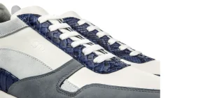 Uomo GUIDOMAGGI Scarpe In Pelle Esotica | Sneakers>Galilea - sneakers con rialzo in pelle Da 6 a 10 cm più alto