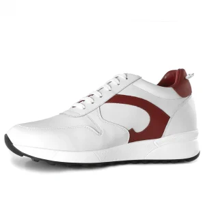 Uomo GUIDOMAGGI Sneakers>Gateshead - Sneakers con rialzo interno da uomo in Pelle Pieno Fiore da 6 a 8 cm più alto