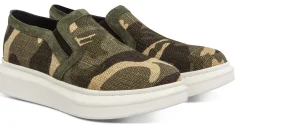 Uomo GUIDOMAGGI Slip-on>Gela - scarpe rialzanti in mix Pelle/tessuto fino a 6 cm più alto
