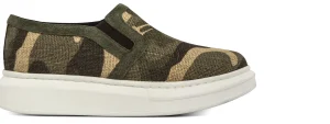 Uomo GUIDOMAGGI Slip-on>Gela - scarpe rialzanti in mix Pelle/tessuto fino a 6 cm più alto