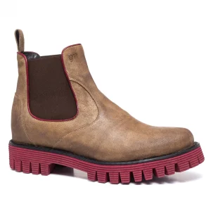 Uomo GUIDOMAGGI Chelsea>George Town - Stivali  rialzanti uomo  in Pelle Pieno Fiore da 6 a 10 cm più alto
