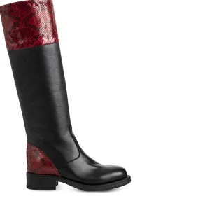 Donna GUIDOMAGGI Scarpe Donna>Geraldine - Stivali  con rialzo in Mix Pelle Da 6 a 8 cm più alto