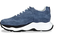 Uomo GUIDOMAGGI Sneakers>Giant Blue Epi - Chunky Sneakers in Pelle Pieno Fiore da 6 a 11 cm più alto