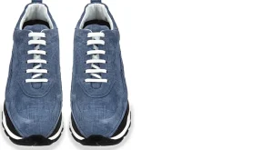 Uomo GUIDOMAGGI Sneakers>Giant Blue Epi - Chunky Sneakers in Pelle Pieno Fiore da 6 a 11 cm più alto