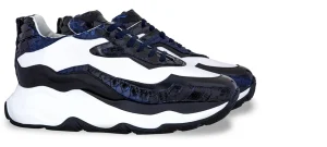 Uomo GUIDOMAGGI Scarpe In Pelle Esotica | Sneakers>Giant Cobra - scarpe rialzanti in Mix Pelle Da 6 cm a 11 cm più alto