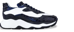 Uomo GUIDOMAGGI Scarpe In Pelle Esotica | Sneakers>Giant Cobra - scarpe rialzanti in Mix Pelle Da 6 cm a 11 cm più alto
