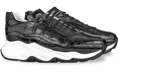 Uomo GUIDOMAGGI Scarpe In Pelle Esotica | Sneakers>Giant Croco - chunky sneakers in Pelle Da 6 cm a 11 cm più alto