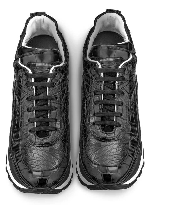 Uomo GUIDOMAGGI Scarpe In Pelle Esotica | Sneakers>Giant Croco - chunky sneakers in Pelle Da 6 cm a 11 cm più alto