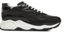 Uomo GUIDOMAGGI Sneakers>Giant Panther - Sneakers con rialzo in Mix Pelle Da 10 cm a 11 cm più alto