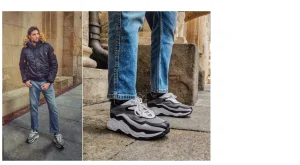 Uomo GUIDOMAGGI Sneakers>Giant Shark - Chunky Sneakers in Mix Pelle Da 6 cm a 11 cm più alto