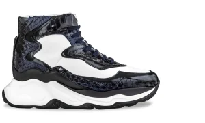 Uomo GUIDOMAGGI Scarpe In Pelle Esotica | Sneakers>Giant Taipan - chunky sneakers in Mix Pelle Da 6 cm a 12.5 cm più alto