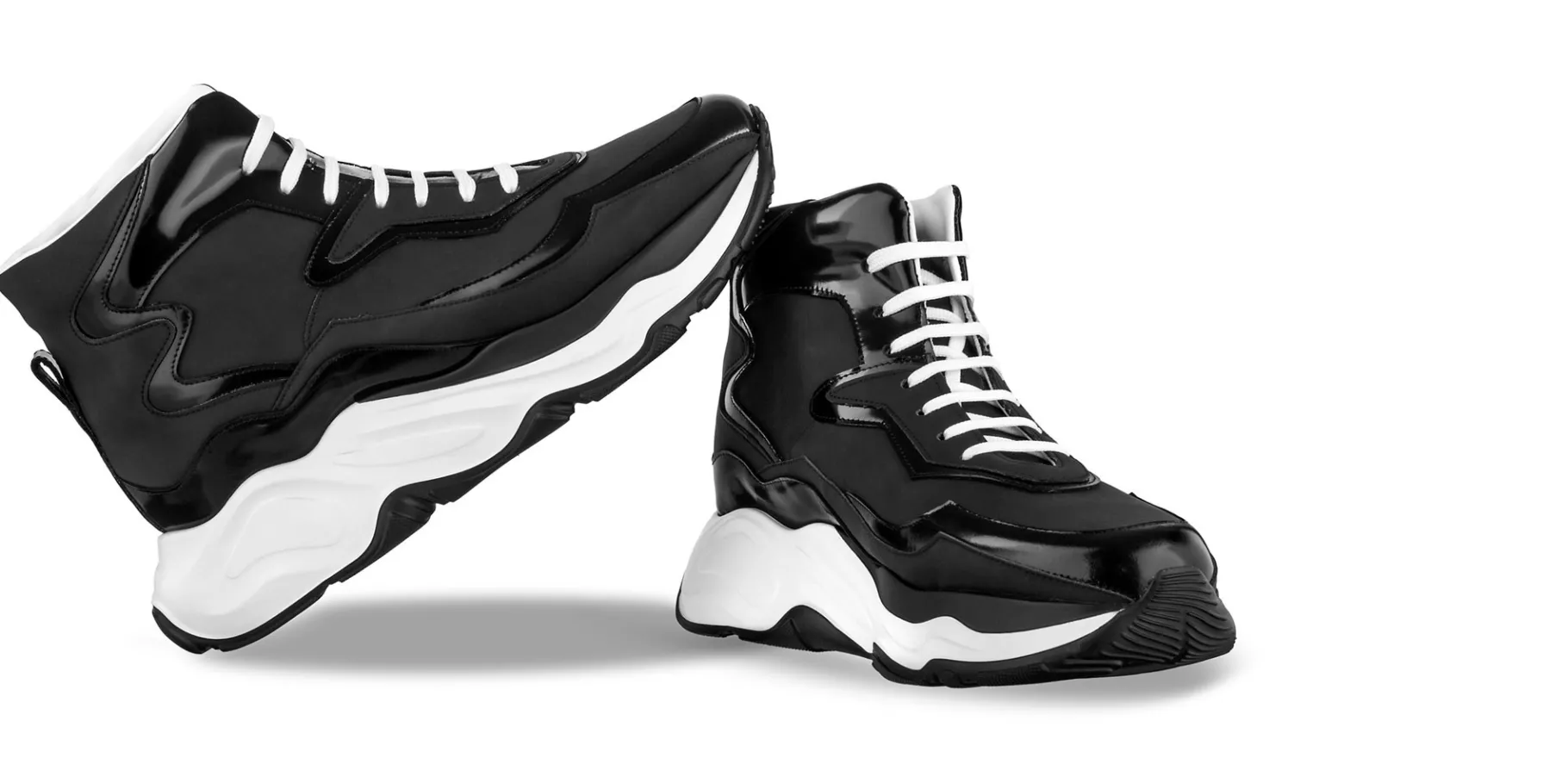 giant_torpedo__chunky_sne_5.webp Uomo GUIDOMAGGI Sneakers>Giant Torpedo - chunky sneakers in Mix Pelle Da 6 a 12.5 cm più alto