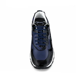 Uomo GUIDOMAGGI Scarpe In Pelle Esotica | Sneakers>Giant Viper - Chunky Sneakers in Mix Pelle Da 6 cm a 11 cm più alto