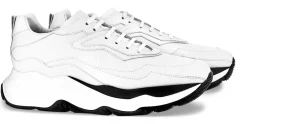 Uomo GUIDOMAGGI Sneakers>Giant White Bear - sneakers con rialzo in Pelle Da 6 cm a 11 cm più alto