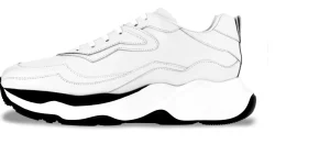 Uomo GUIDOMAGGI Sneakers>Giant White Bear - sneakers con rialzo in Pelle Da 6 cm a 11 cm più alto