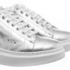 Donna GUIDOMAGGI Scarpe Donna | Sneakers>Ginza - Sneakers con rialzo in Pelle Pieno Fiore da 6 a 8 cm più alto