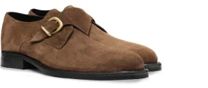Uomo GUIDOMAGGI Fibbie>Great Britain - Classiche scarpe con rialzo in Pelle Scamosciato da 6 a 8 cm più alto