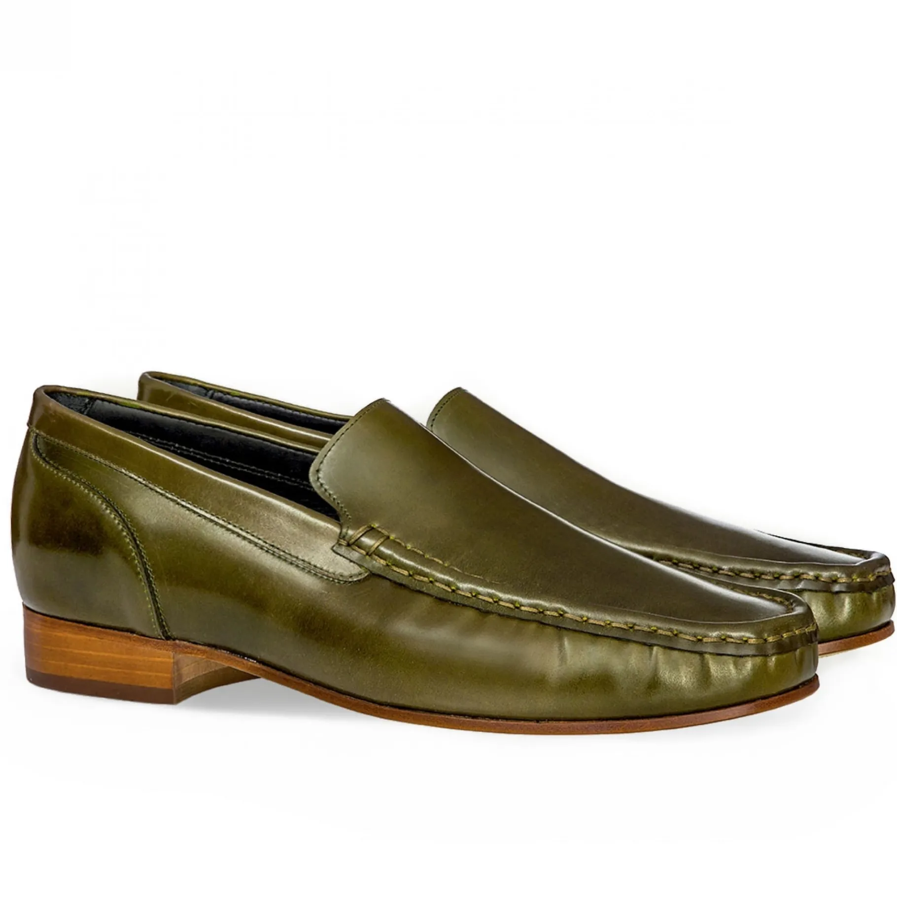 greenville__mocassini_con_4.webp Uomo GUIDOMAGGI Shell Cordovan | Classici>Greenville - mocassini con rialzo in Pelle fino a 6 cm più alto