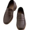 Uomo GUIDOMAGGI Penny Loafers>Greenwich - Mocassini con rialzo interno da uomo in Pieno Fiore Fino a 6 cm più alto