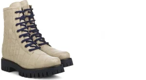 Uomo GUIDOMAGGI Scarpe In Pelle Esotica>Hail - Stivali da uomo con rialzo interno in Pelle Coccodrillo da 6 a 10 cm