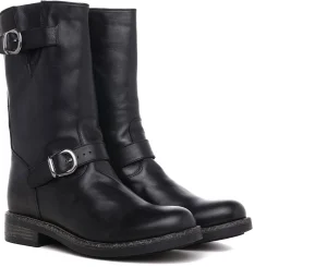 Donna GUIDOMAGGI Scarpe Donna | Stivali>Hamburg - Stivali  con rialzo in Pelle Pieno Fiore da 6 a 10 cm più alto