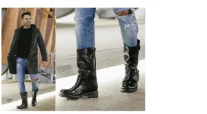 Donna GUIDOMAGGI Scarpe Donna | Stivali>Hamburg - Stivali  con rialzo in Pelle Pieno Fiore da 6 a 10 cm più alto