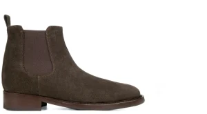 Uomo GUIDOMAGGI Chelsea>Hickman - Stivaletti Chelsea rialzante da uomo in Pelle Scamosciata da 6 a 10 cm più alto
