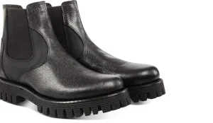 Uomo GUIDOMAGGI Chelsea>Hoboken -stivaletti Chelsea boots con rialzo interno in Mix Pelle Da 6 a 10 cm più alto